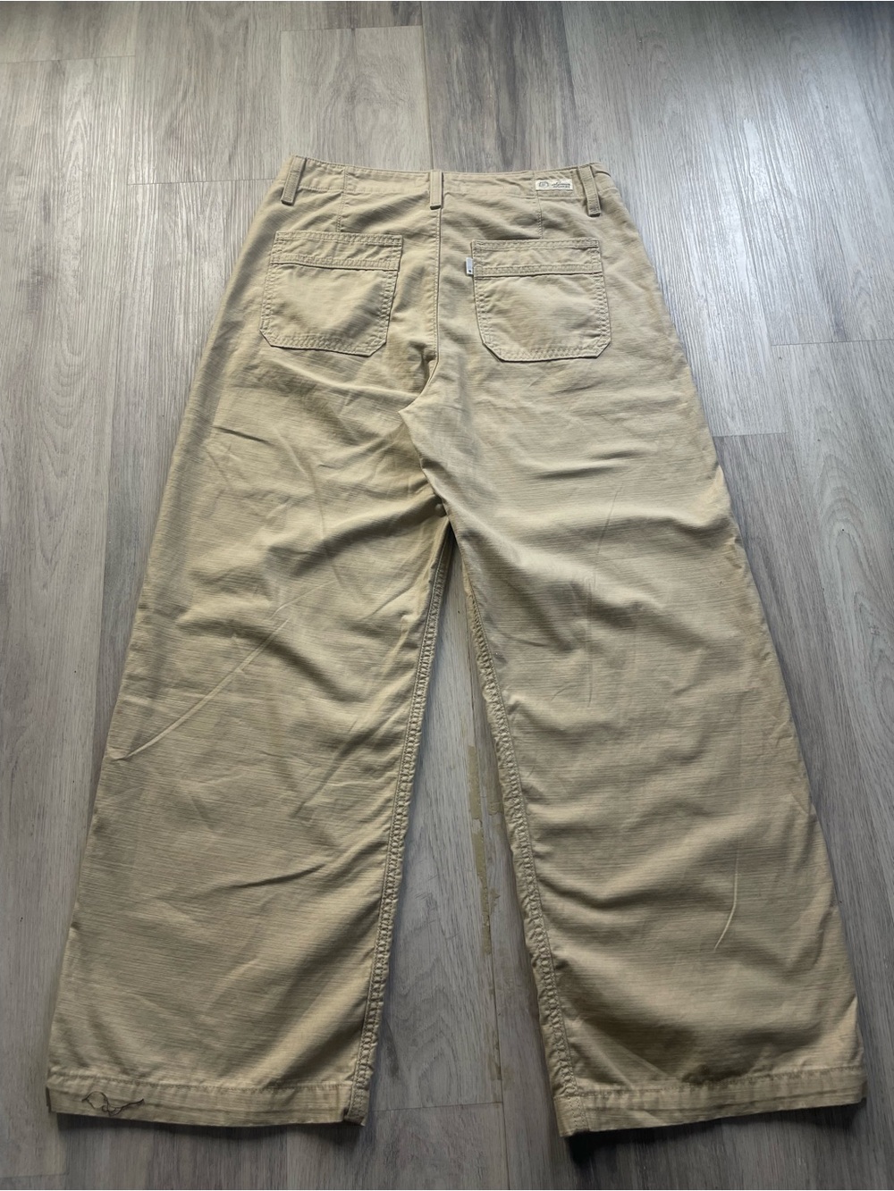 Levi's Premium Men's Tan Wide-Leg Chinos